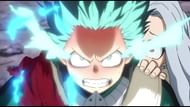 Deku's amplified quirk due to Eri (Image via Bones)